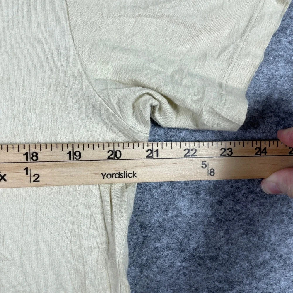 The North Face T-Shirt Mens M Tan Tested & Proven Circular Design Short Sleeve